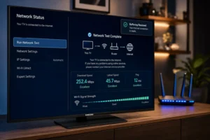 Fixing IPTV buffering and streaming issues on Samsung Smart TV with network optimization